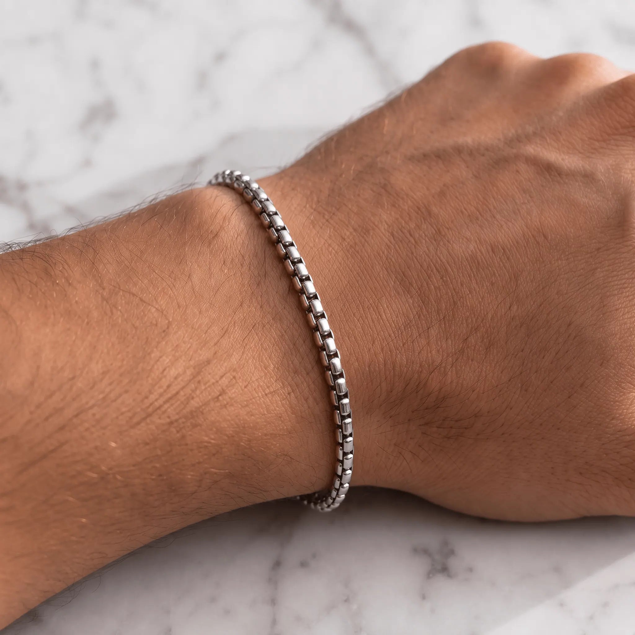 ROUND BOX BRACELET - 3MM