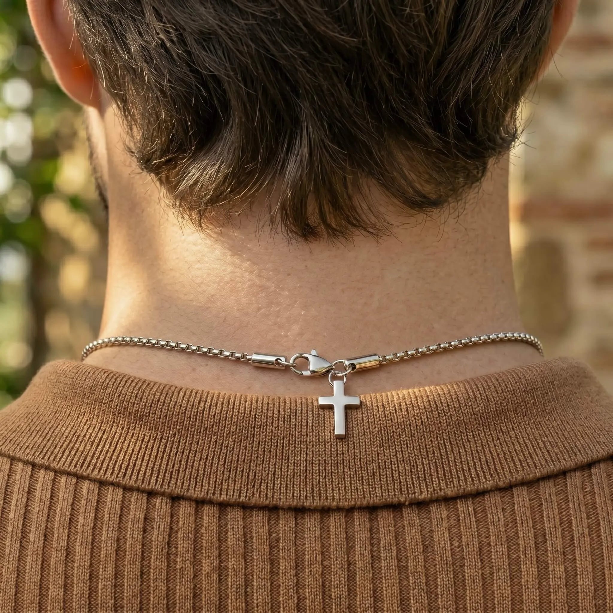 Everyday Cross — Cross Necklace | Minimalist Men's Cross — KNGDOM